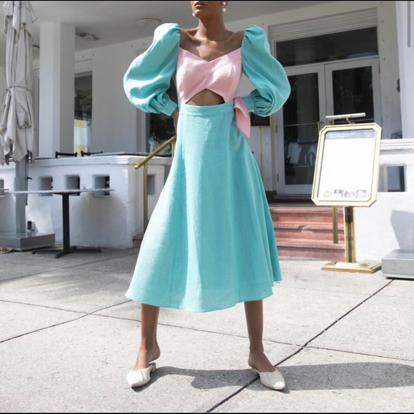 Lee Pfayfer Mint Candy Dress - Picture 2 of 10